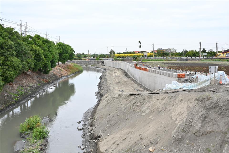 挹注3,842萬元　辦理田尾鄉清水溪排水正義橋周邊設施災後復建　守護鄉親通行安全