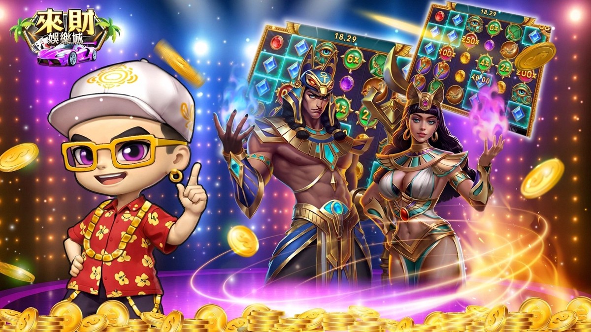 八方來財 好運攏來！來財娛樂城歡樂登場不打烊