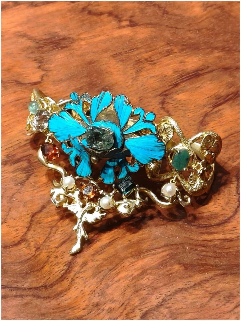 胡寶莉 × 丘琬琳:當優雅化為力量 當設計成為語言!一場跨越台北與紐約的女性風格革命! 旅美珠寶設計師丘琬琳(Jade Chiu)作品,美與力量的完美結合!(圖/業者 提供)