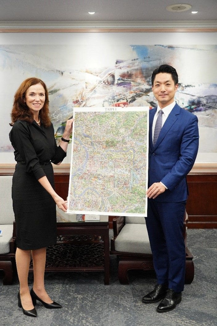 蔣萬安接見加拿大駐台代表 聚焦科技能源教育交流 蔣萬安接見加拿大駐台代表 聚焦科技能源教育交流