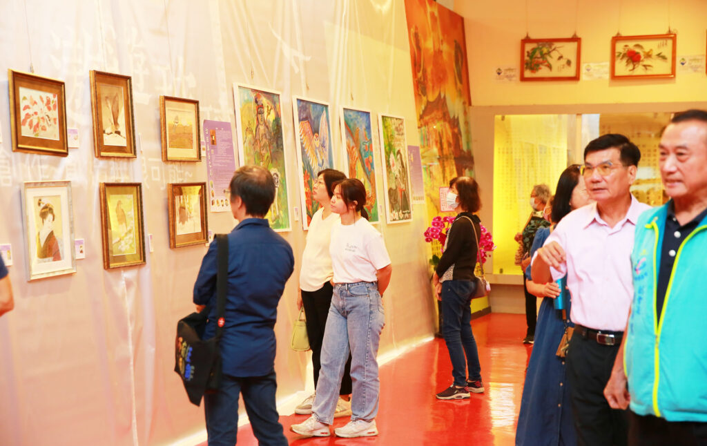 九十歲日本畫家思念台灣畫展 台灣玻璃館台日國民外交吸睛