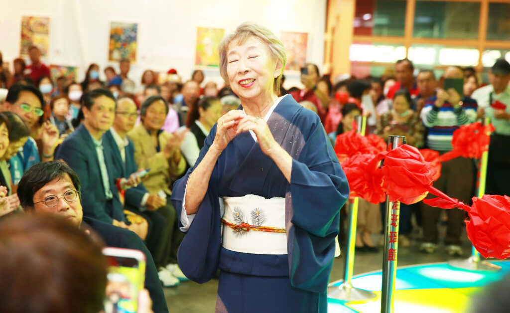 九十歲日本畫家思念台灣畫展 台灣玻璃館台日國民外交吸睛