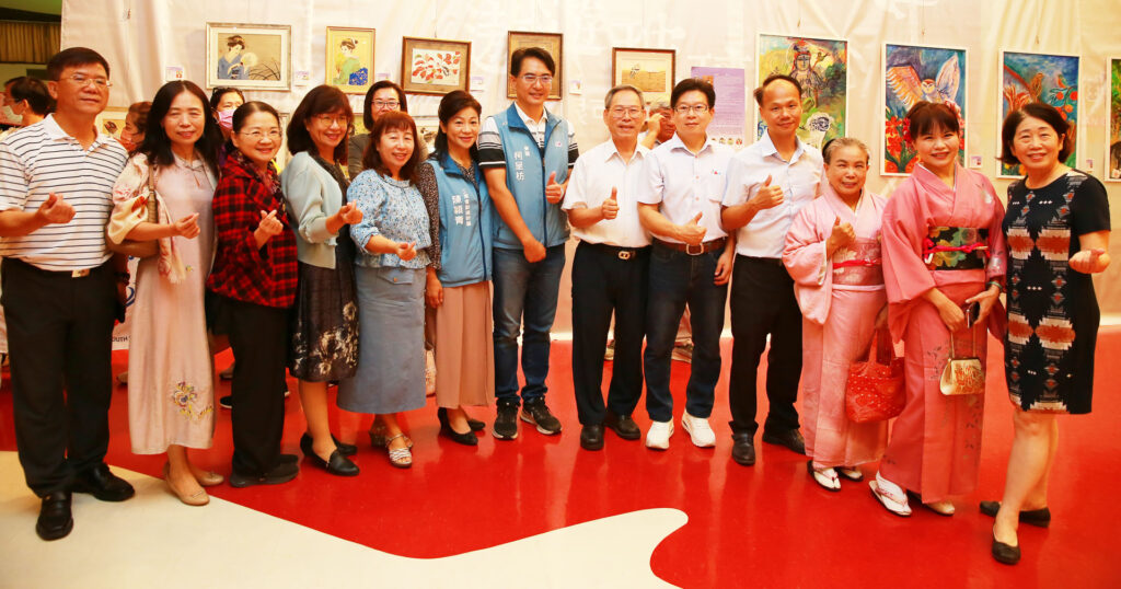 九十歲日本畫家思念台灣畫展 台灣玻璃館台日國民外交吸睛