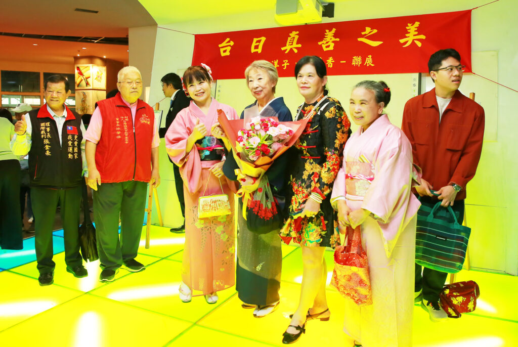 九十歲日本畫家思念台灣畫展 台灣玻璃館台日國民外交吸睛