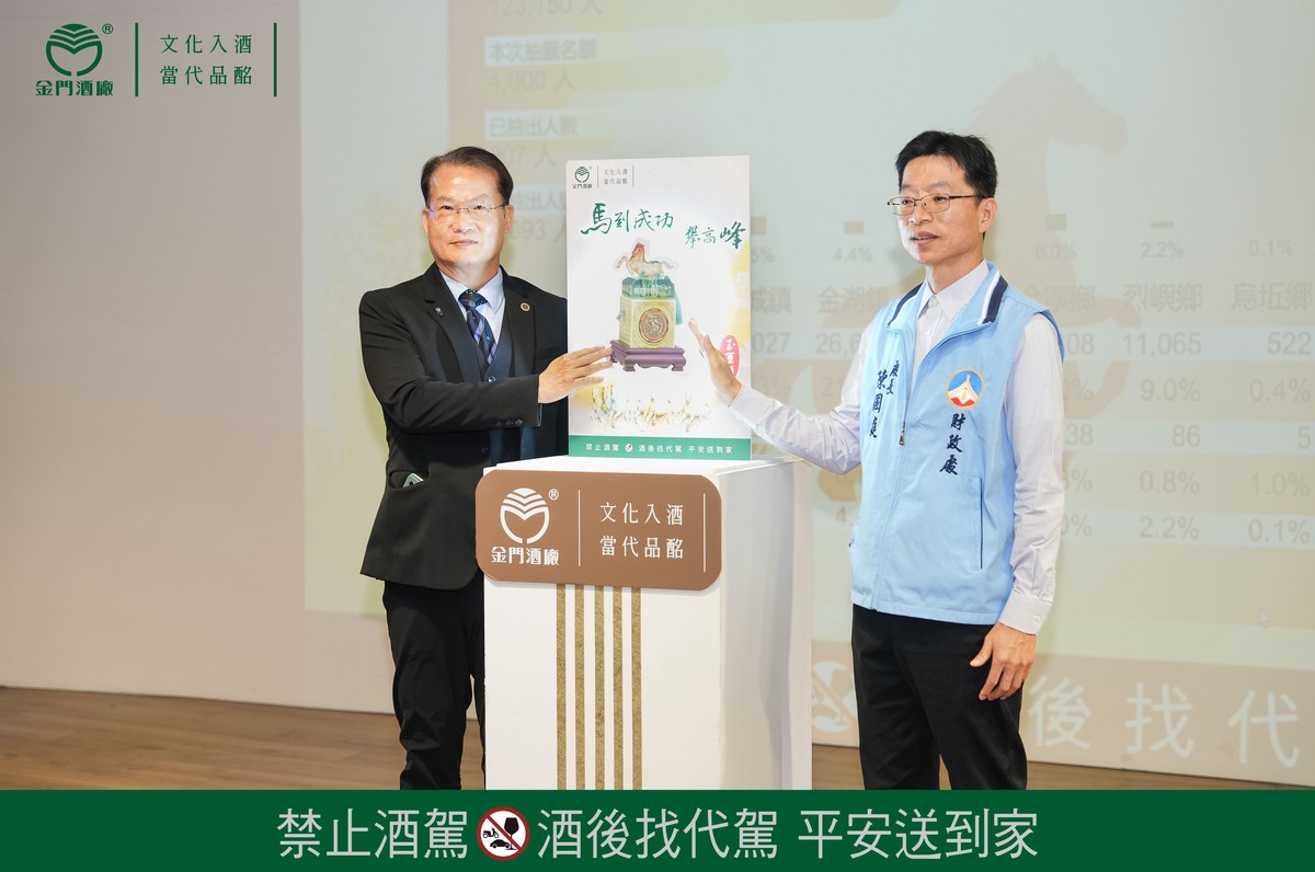 跨越十二載 匠心傳承、耀啟榮光 金門酒廠壓軸鉅獻「馬到成功」玉璽酒 集結十二生肖 琉彩並茂