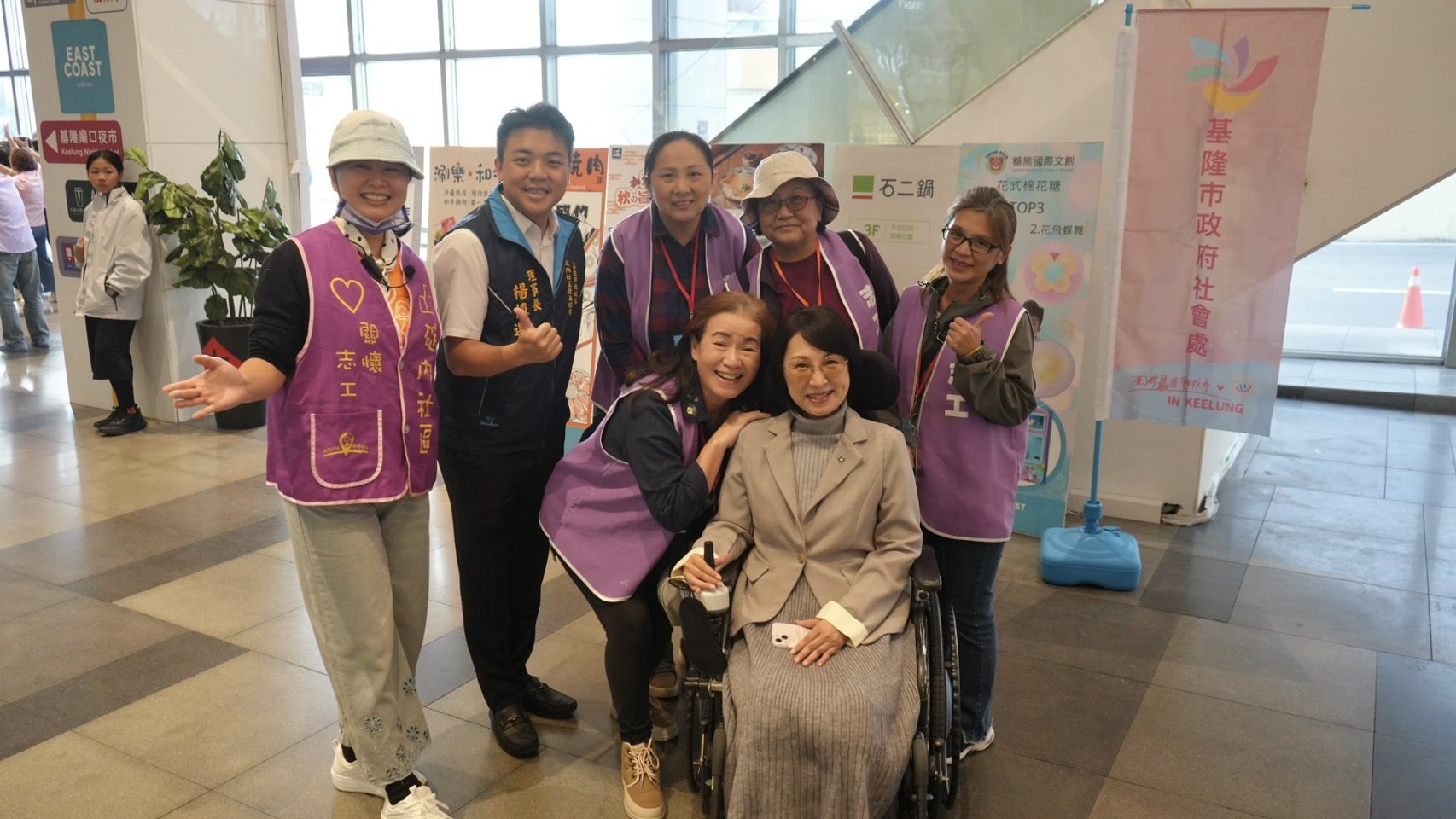 基隆公益快閃為社福拉票　立委林沛祥邀民眾投下愛心