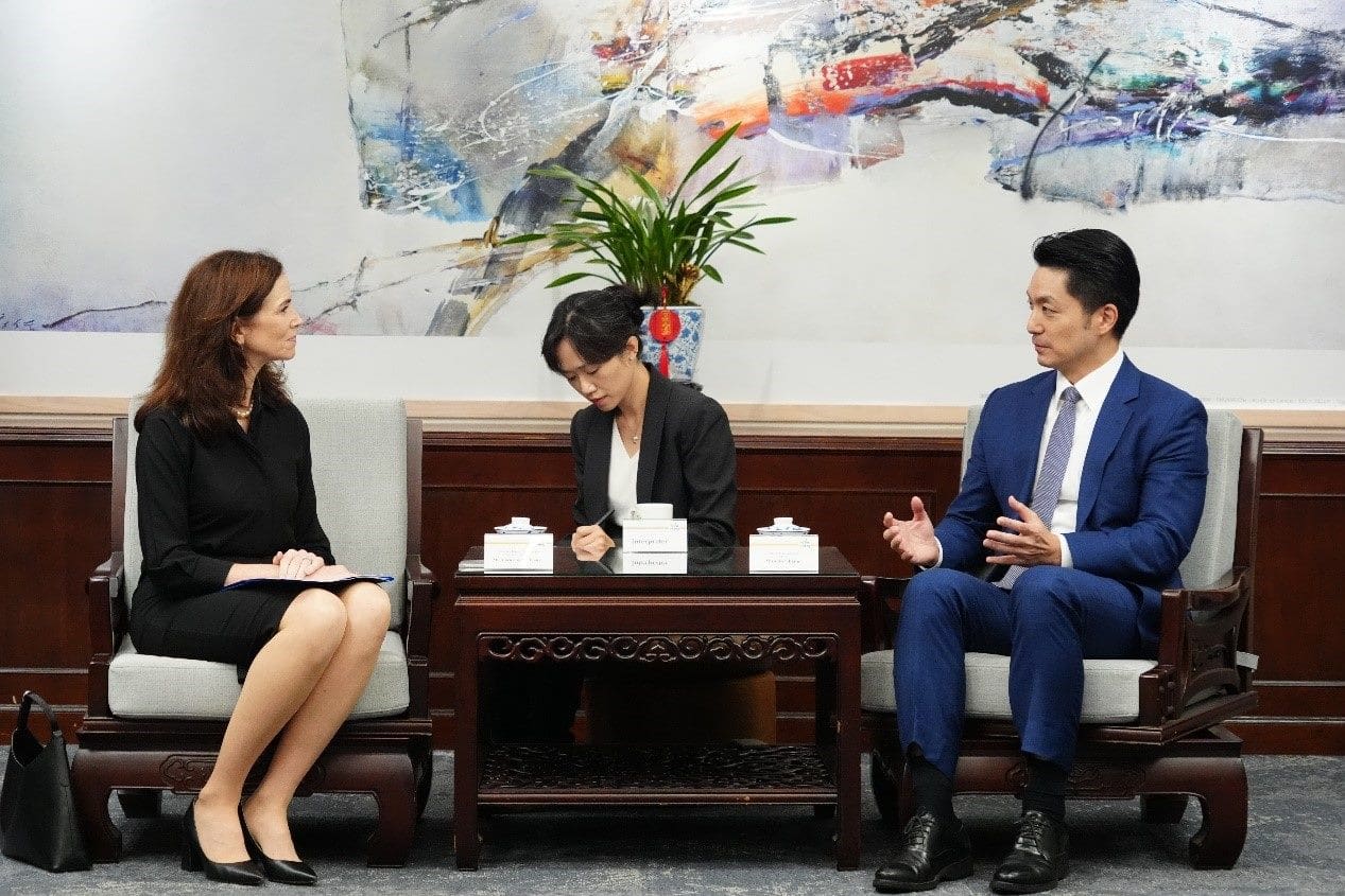 蔣萬安接見加拿大駐台代表 聚焦科技能源教育交流 蔣萬安接見加拿大駐台代表 聚焦科技能源教育交流