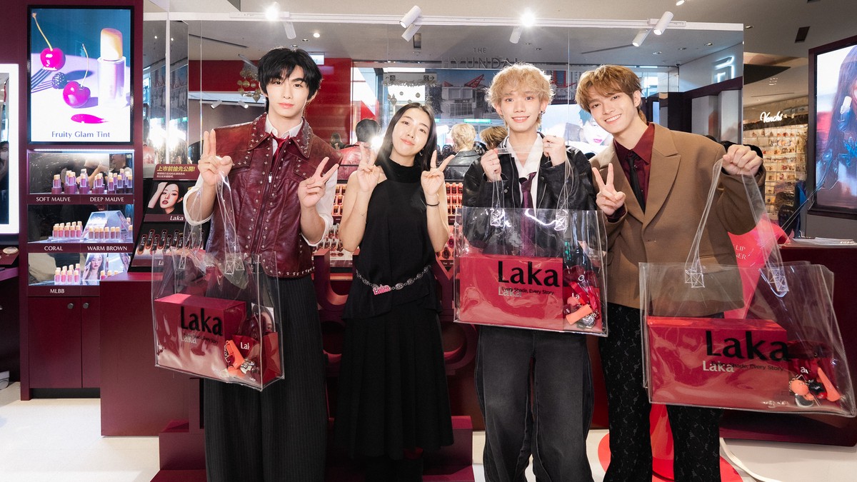 韓國無性別彩妝品牌 Laka 首次登台！禾雁凱 Kai、彫秦、F.F.O 鈞嘉現身快閃店 自曝妝容撇步、BL 劇宣傳計畫一次說