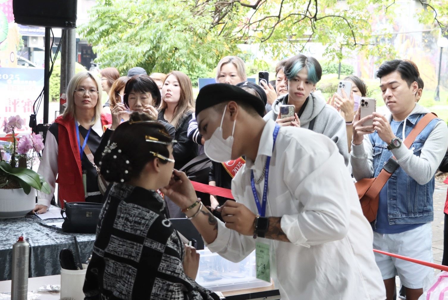 美髮工藝跨界競技　國際美學公開賽西門町較