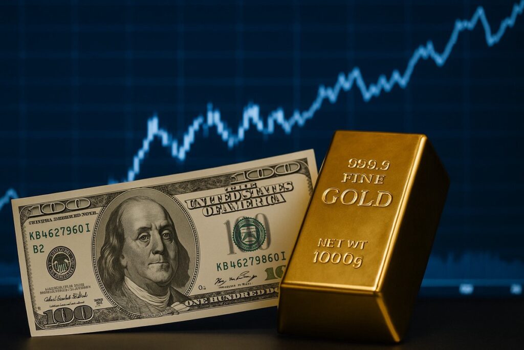 美國降息預期升溫 國際金價小幅回落防守4千美元大關