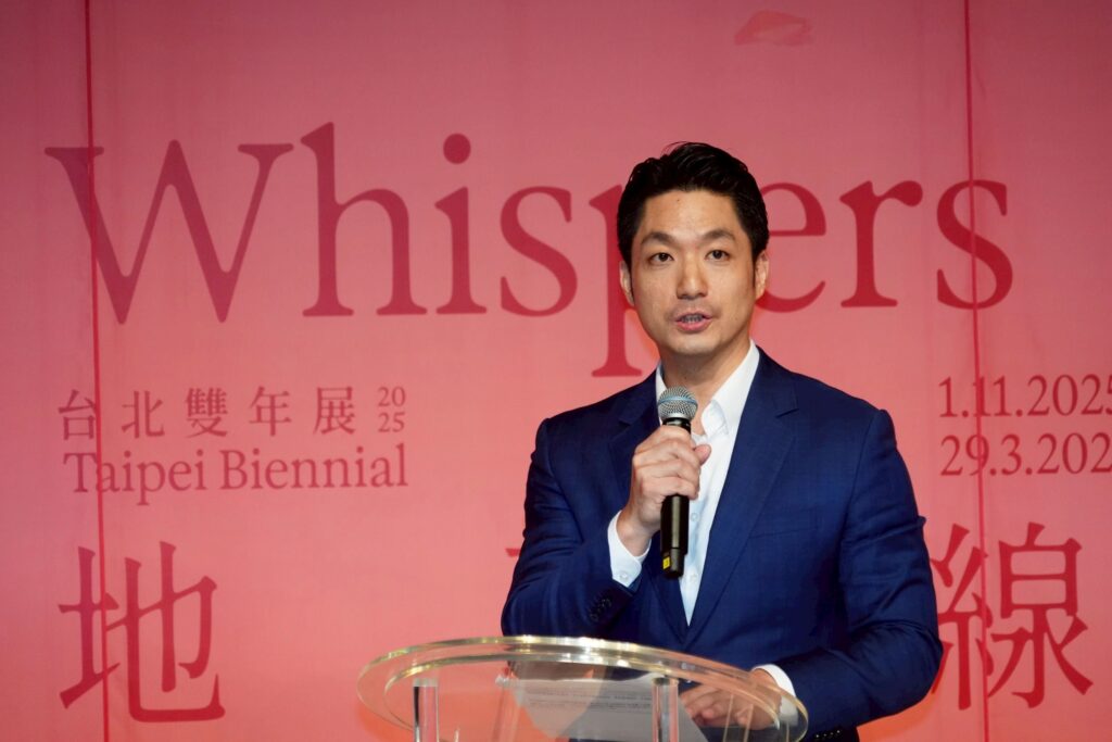 蔣萬安出席台北雙年展　讚藝術讓臺北成創意人文舞台