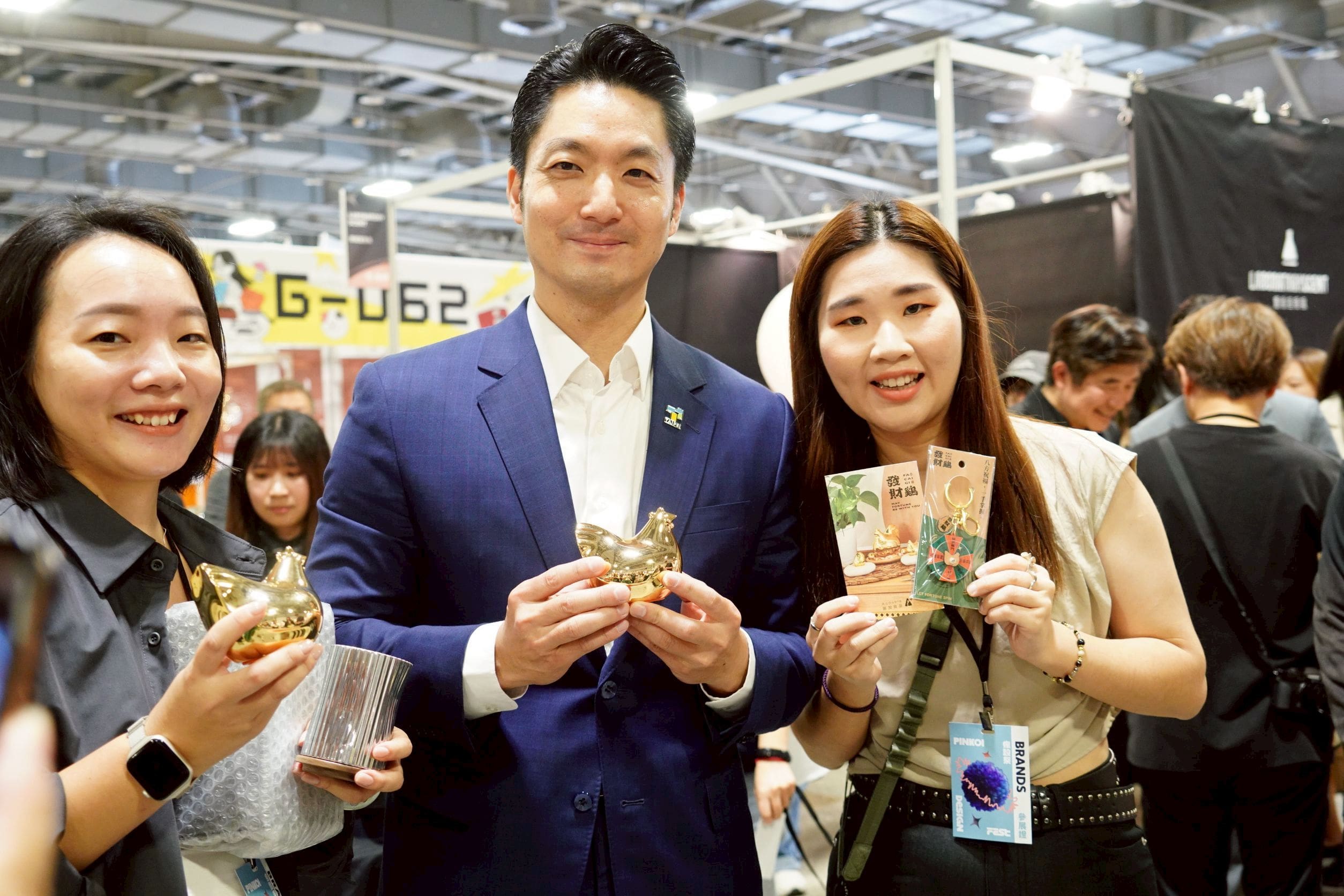 蔣萬安出席Pinkoi瘋設祭　肯定十年深耕、邁向國際