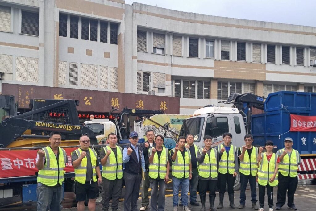 深入蘇澳災區火速馳援 　「台中隊」現場搶修畫面曝光