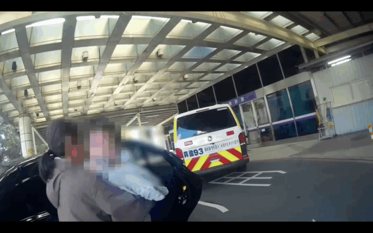 1歲幼童遭燙傷情況危急！ 八德暖警急鳴笛開道助送醫