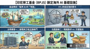 印尼勞工基金鎖定海外AI基礎設施