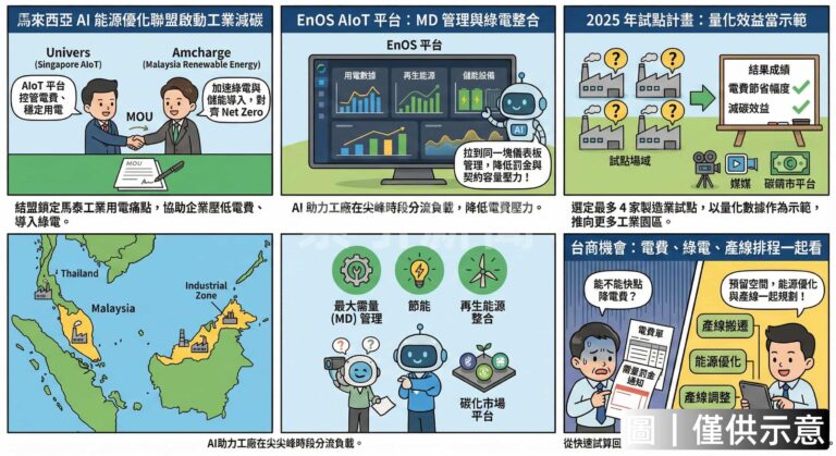馬來西亞AI能源優化聯盟啟動工業減碳