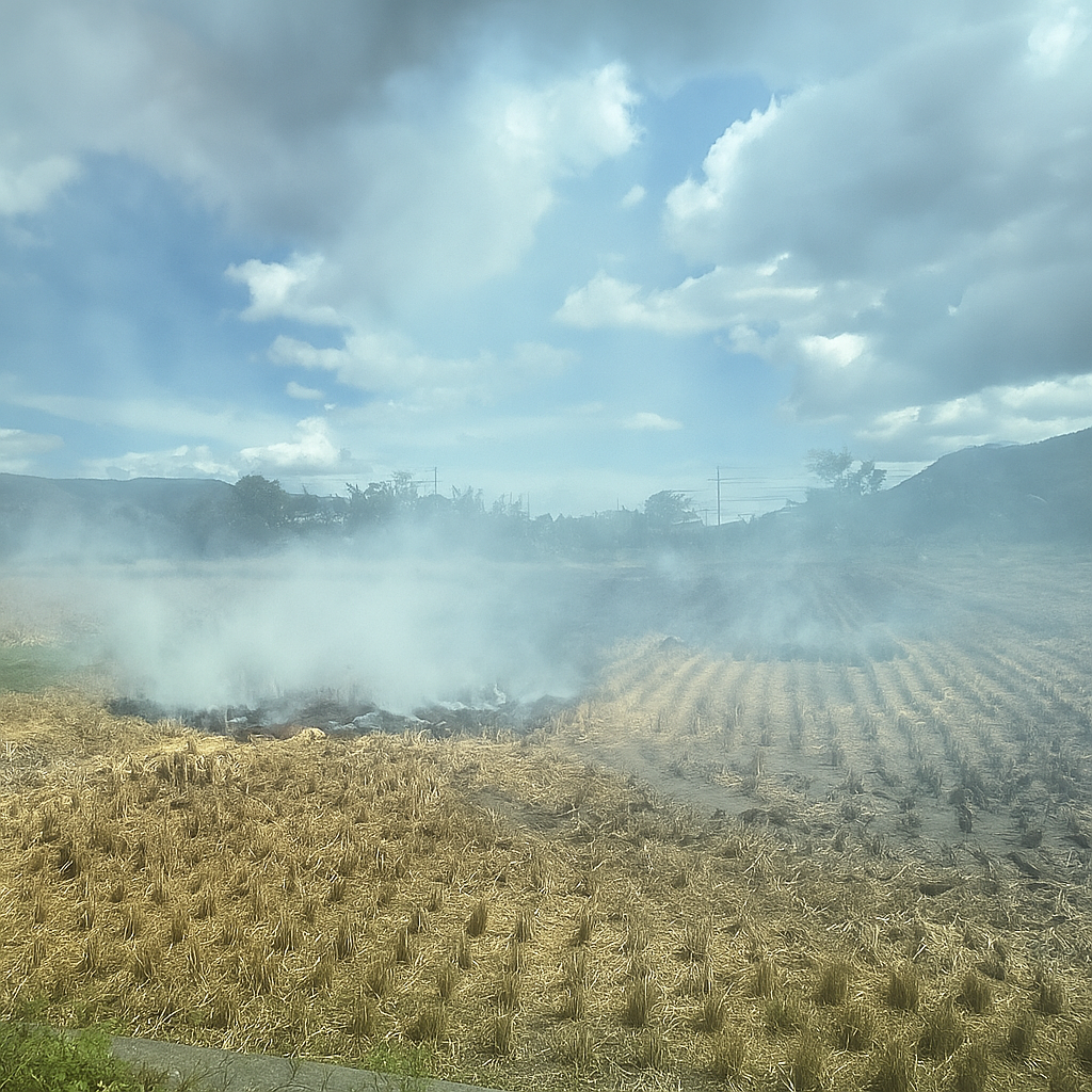 臺東稻作進入收割期　環保局籲農民勿焚燒稻草守護空氣品質