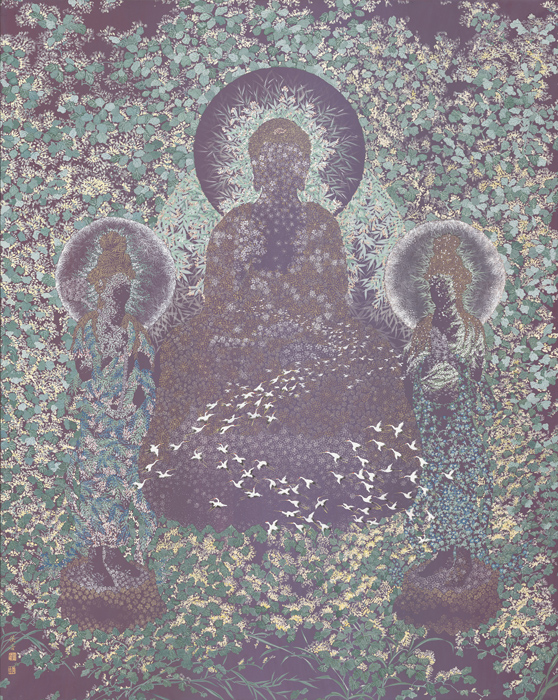 華嚴光華．膠彩新境──陳俊吉《華藏嚴飾》當代佛畫創作展隆重登場