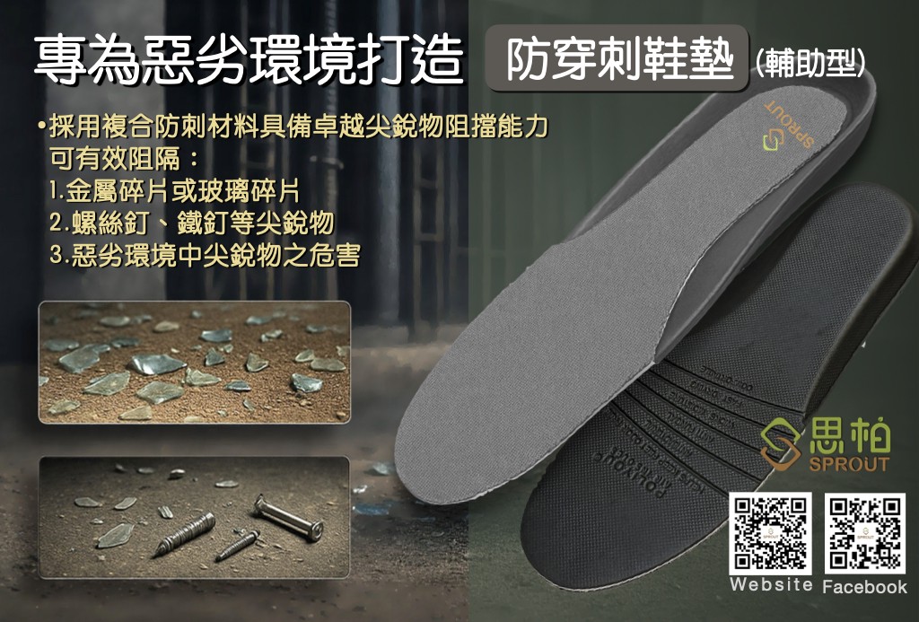 思柏生活推出防穿刺鞋墊 打造行走安全新體驗