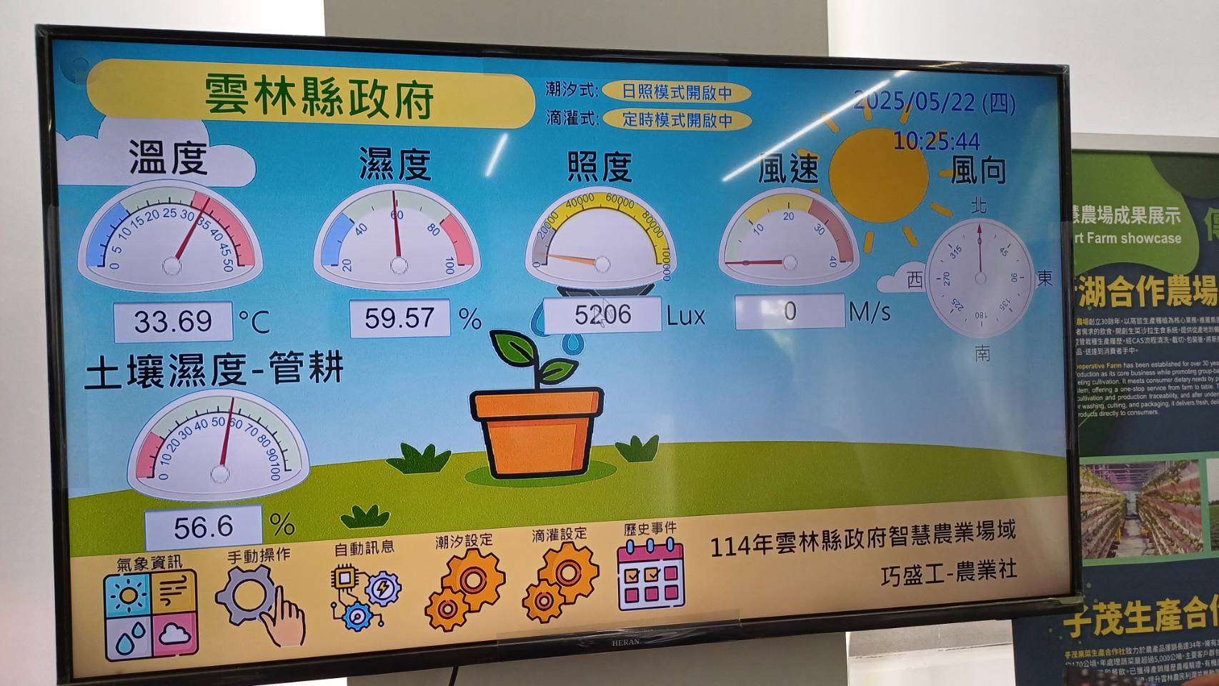 雲林縣推動AI智慧農業　打造智慧農業校園基地