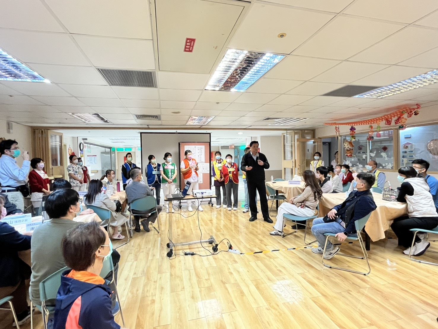 嘉義長庚護理之家演練夜間防災應變 展現高效處理能力 嘉義長庚護理之家演練夜間防災應變 展現高效處理能力