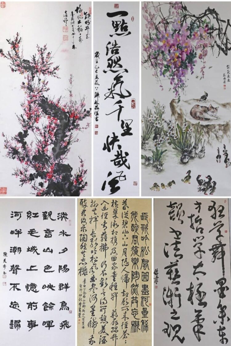 「墨韻流芳」南菁書法學會聯展開幕 十位名家同場開筆掀文化亮點 「墨韻流芳」南菁書法學會聯展開幕 十位名家同場開筆掀文化亮點