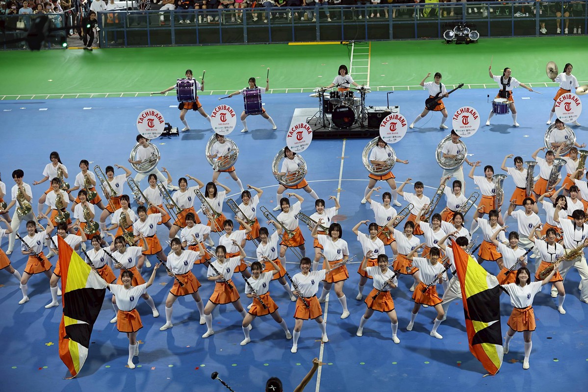 影/「橘色惡魔」席捲屏東 台日樂儀隊共奏青春狂潮 影/「橘色惡魔」席捲屏東 台日樂儀隊共奏青春狂潮