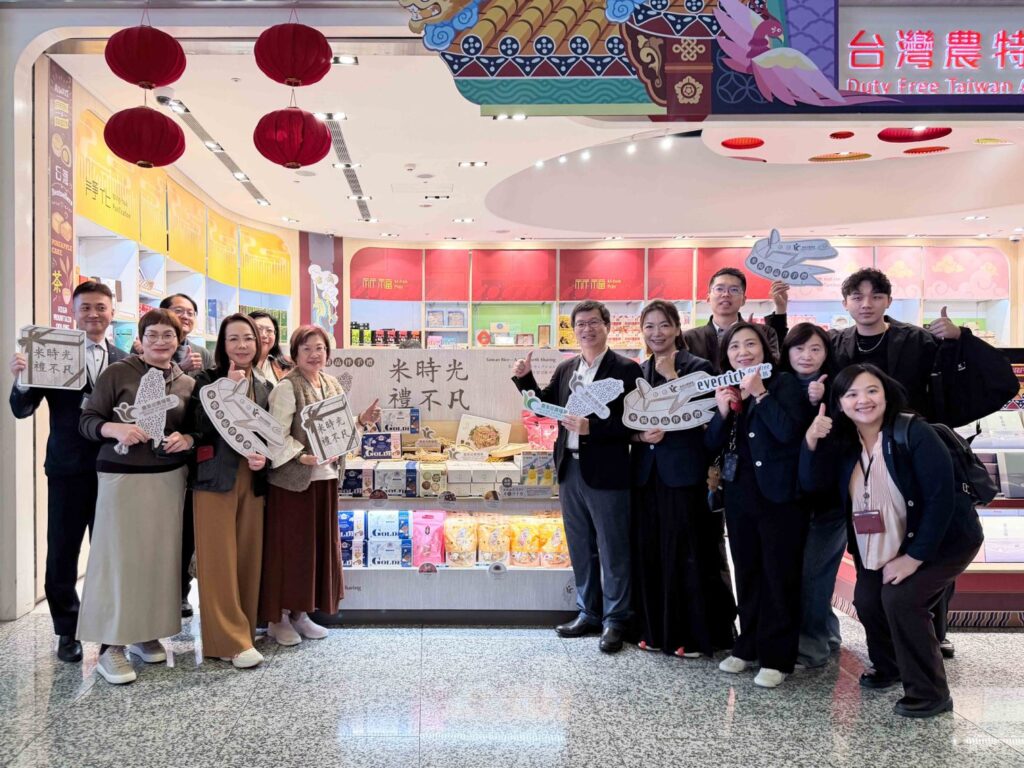 國門飄米香!「米糧精品伴手禮」正式進駐國際機場 米香飄出國門 臺灣米製人氣伴手禮機場買得到。(圖/農業部農糧署提供)