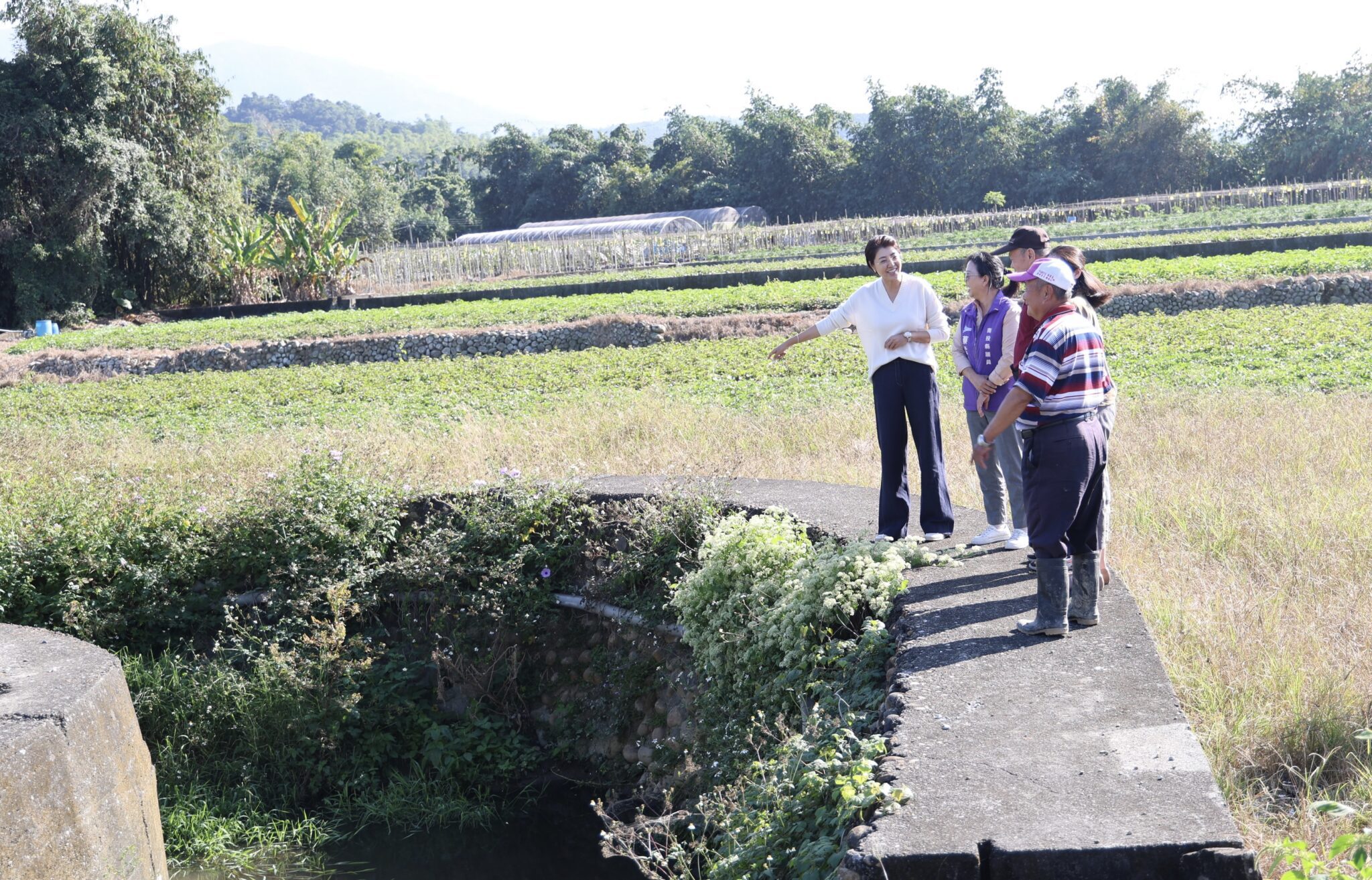 竹山、鹿谷8處農水路需改善　許縣長允投1,273餘萬元改善工程經費