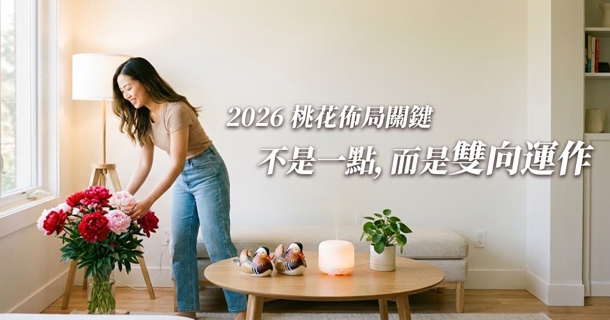 泰好姐姐解析 2026 丙午火馬年:桃花不是開,是爆 不佈局恐陷業力型關係 泰好姐姐解析 2026 丙午火馬年:桃花不是開,是爆 不佈局恐陷業力型關係