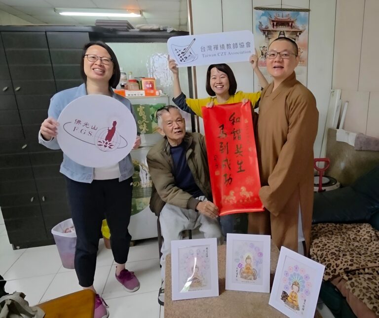 寒冬送暖！冬至吃湯圓、溫暖長者心　蘭陽仁愛之家點燈祈福　祈願佛光普照　人人歡喜自在