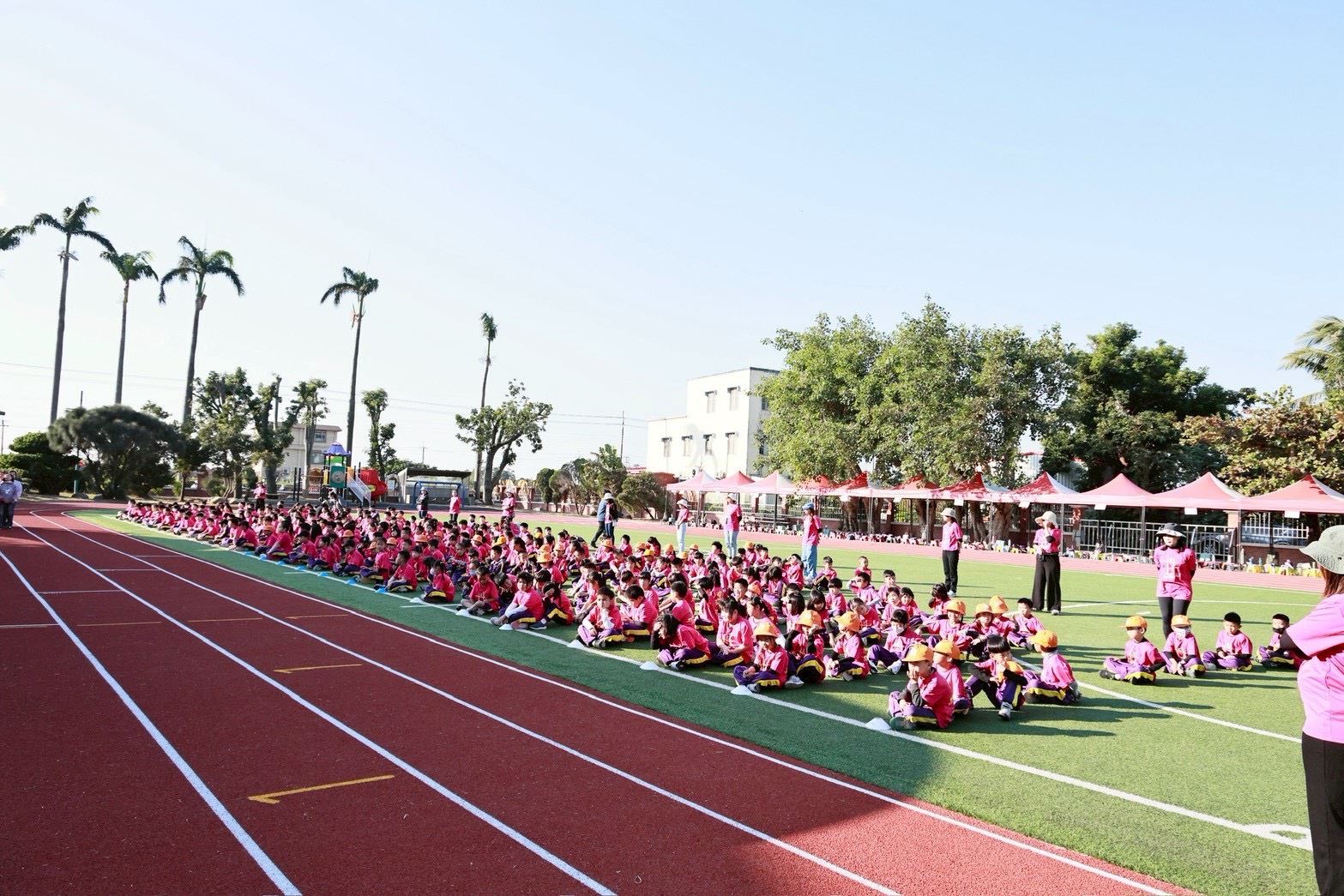 嘉縣安東國小舉辦66週年校慶暨PU跑道落成啟用儀式