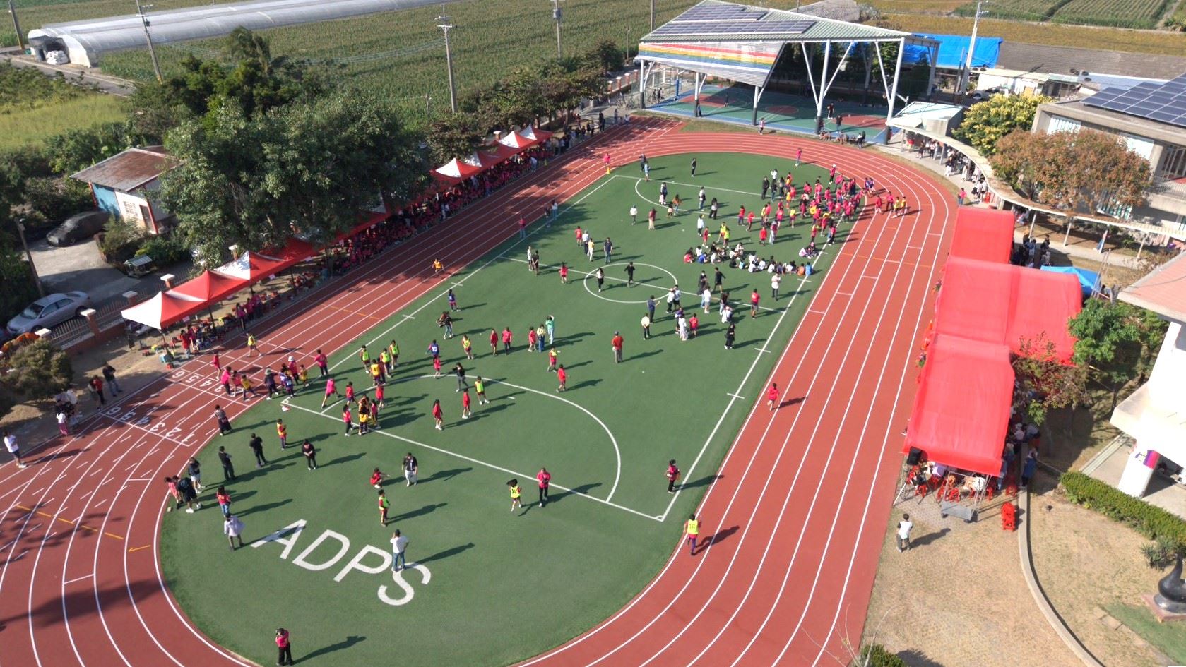 嘉縣安東國小舉辦66週年校慶暨PU跑道落成啟用儀式