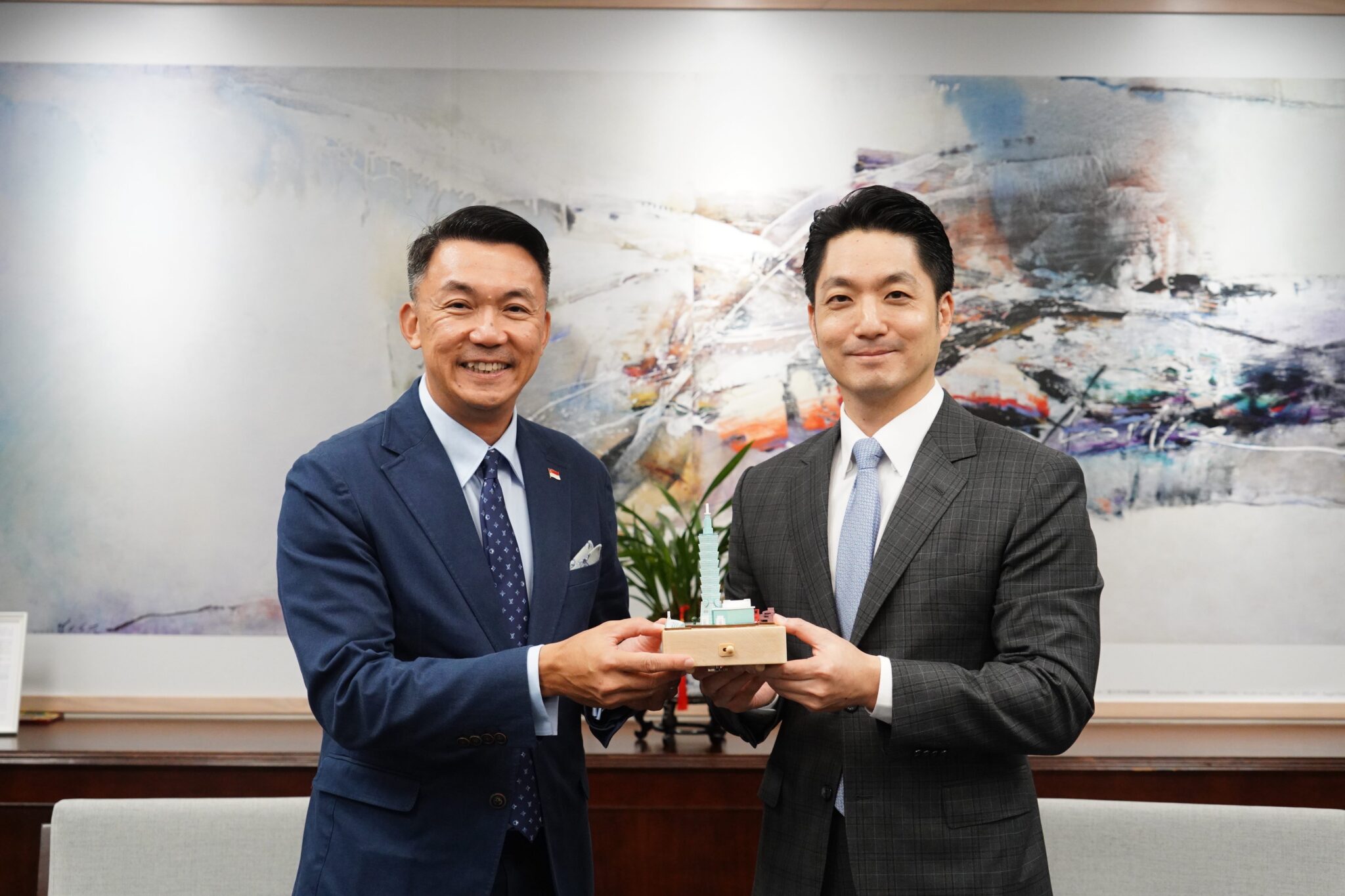 蔣萬安會見新加坡駐臺代表葉偉傑　感謝深耕臺星交流六載