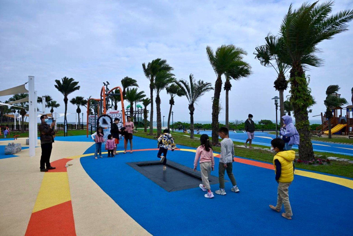 面向太平洋的天然健身房!花蓮太平洋公園成人體健區與濱海步道全新啟用 面向太平洋的天然健身房!花蓮太平洋公園成人體健區與濱海步道全新啟用