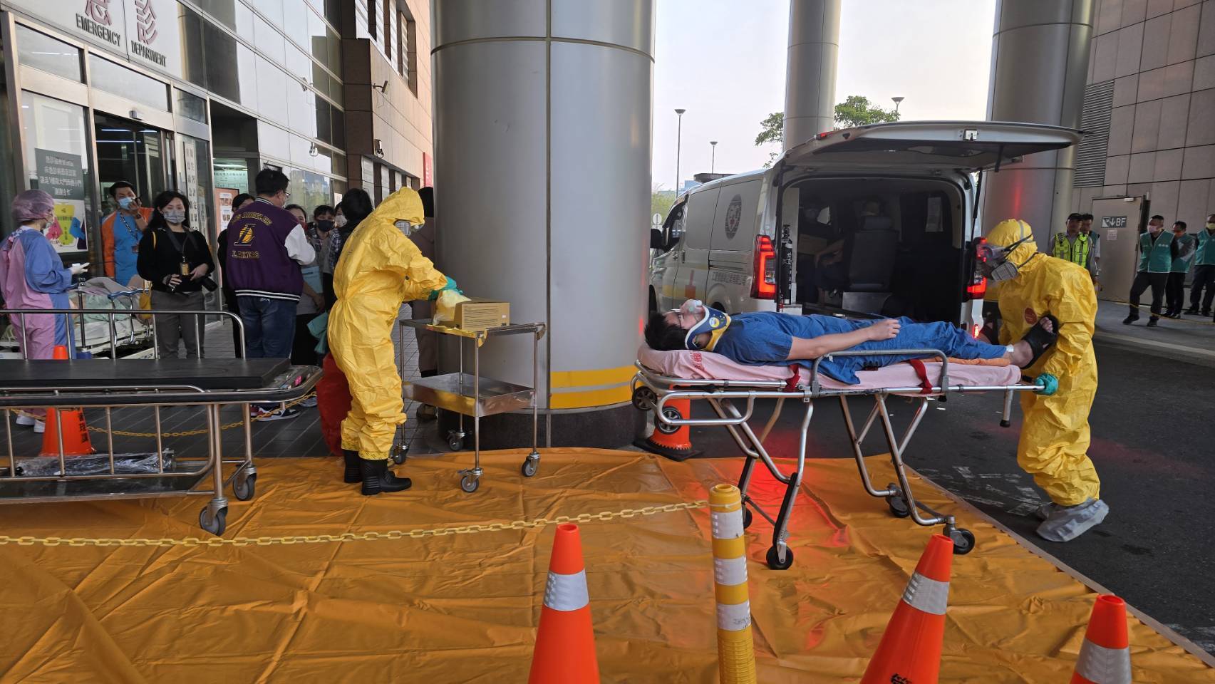 嘉義縣啟動毒化災害應變演練　保全醫療量能