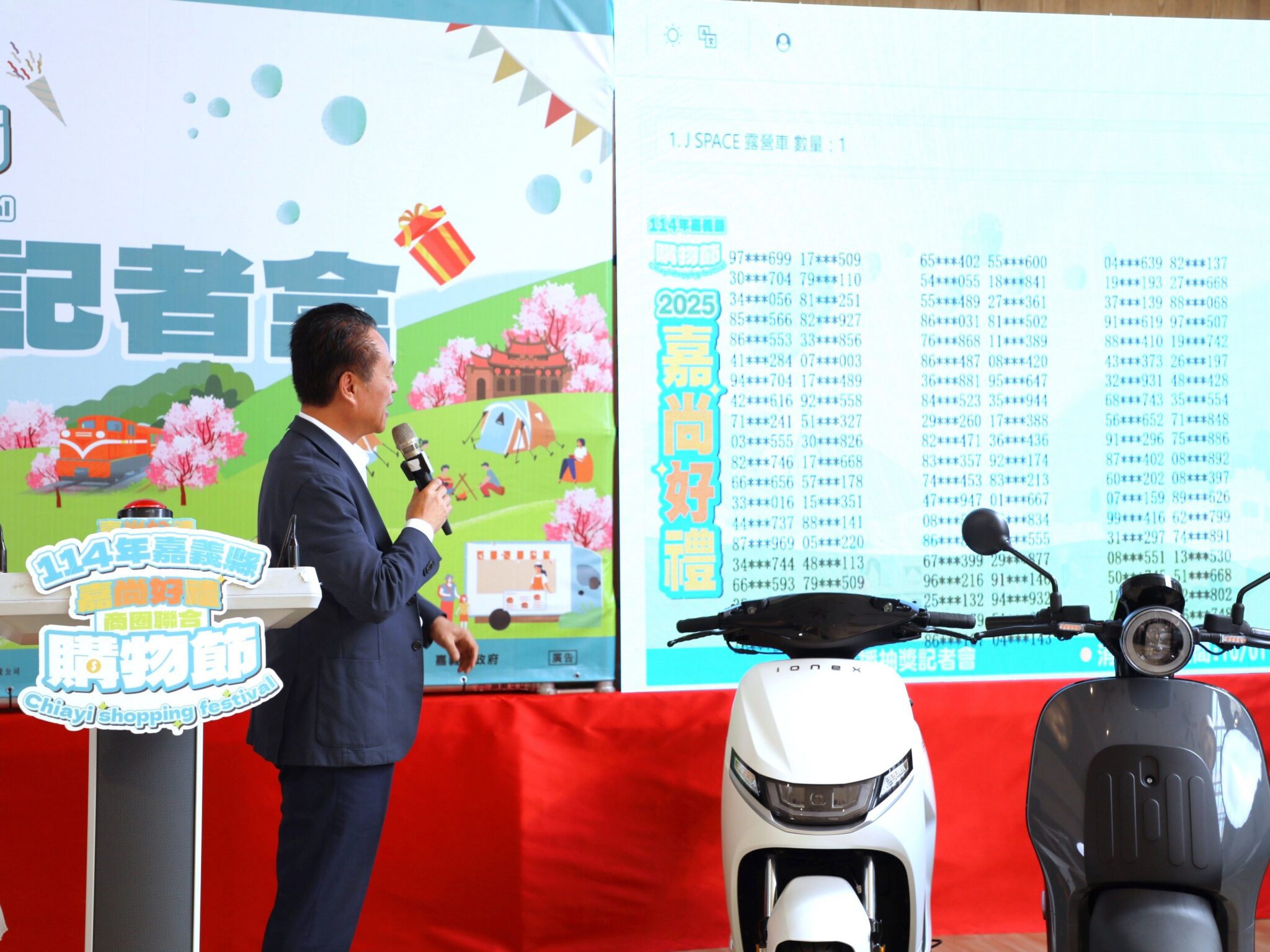 嘉義縣商圈聯合購物節直播抽出最大獎　百萬露營車幸運得主