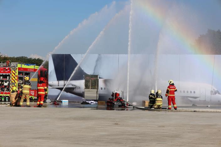 雲林與嘉義縣府及航空站　舉辦場外空難災害聯合防救演習