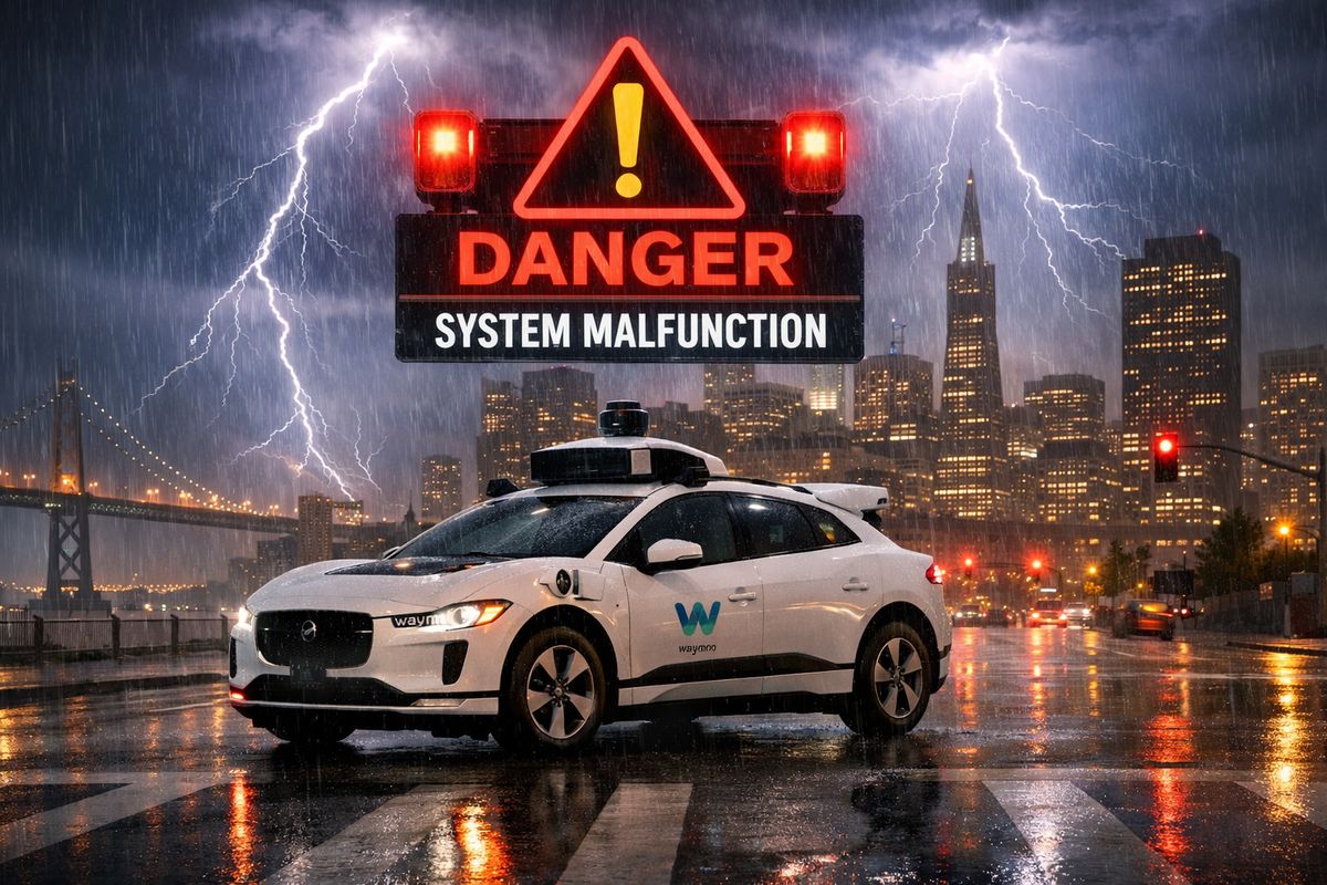 信心不足?舊金山暴風雨來襲 Waymo自駕計程車營運喊卡 信心不足?舊金山暴風雨來襲 Waymo自駕計程車營運喊卡