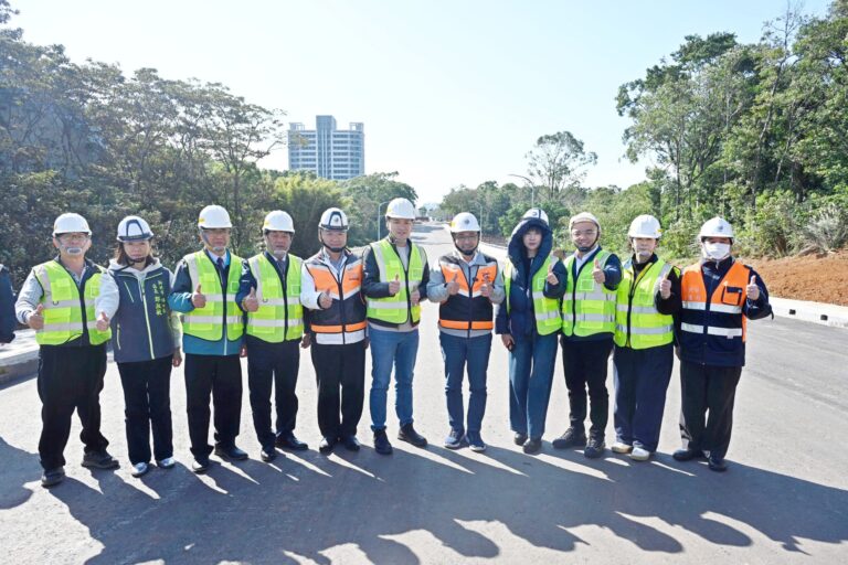 視察A3計畫道路新闢工程　 侯友宜：完善交通網絡帶動林口發展