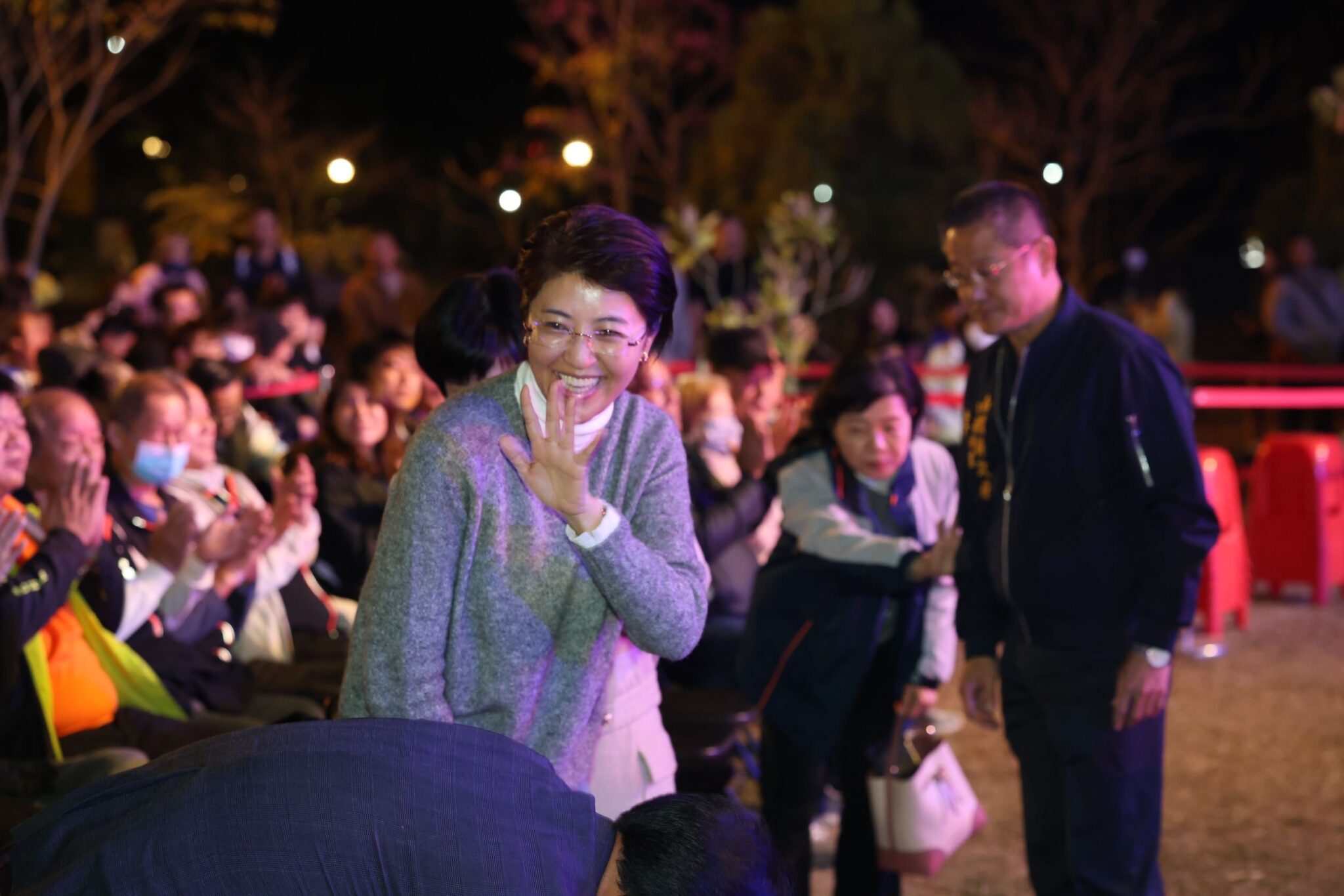 2025草屯聖誕煙火嘉年華璀璨落幕！　 許縣長：明年擴大舉辦