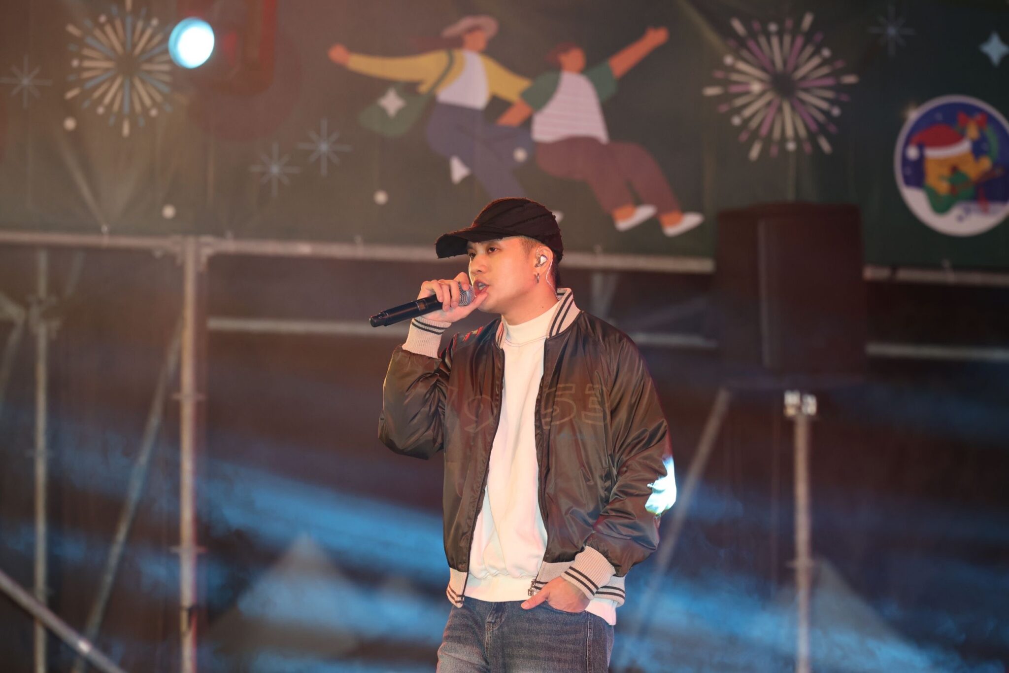 2025草屯聖誕煙火嘉年華璀璨落幕！　 許縣長：明年擴大舉辦