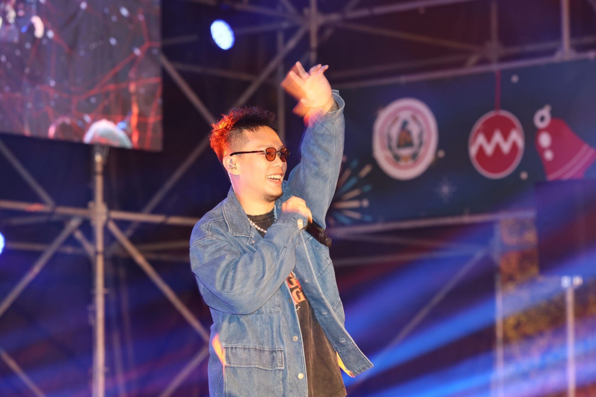 2025草屯聖誕煙火嘉年華璀璨落幕！　 許縣長：明年擴大舉辦