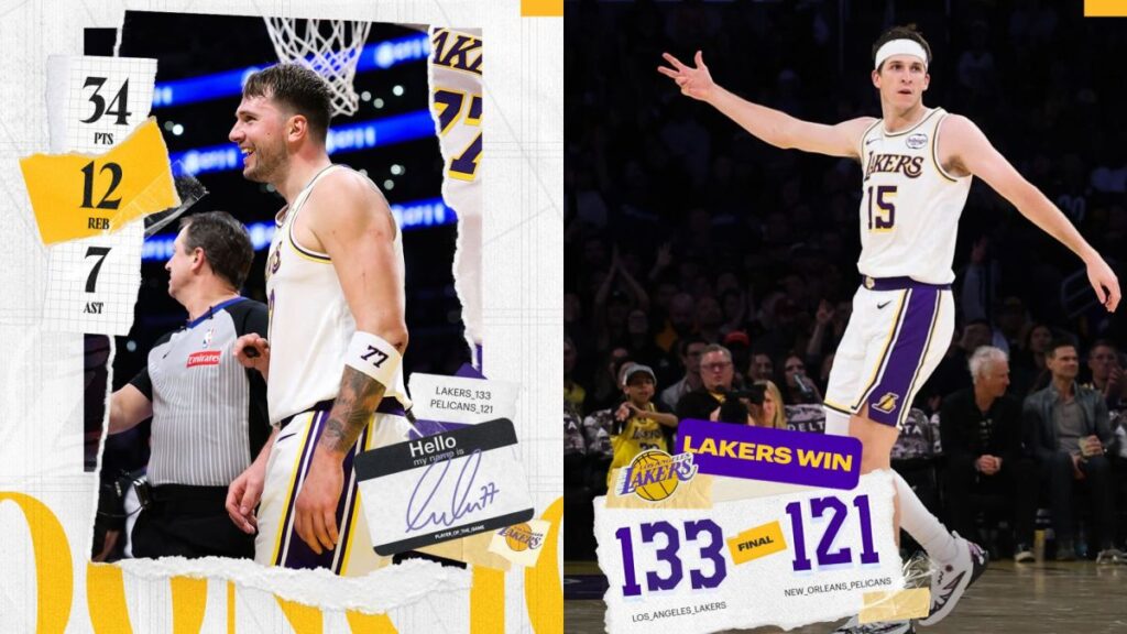 唐西奇34分大爆發!湖人背靠背仍收7連勝 唐西奇34分大爆發!湖人背靠背仍收7連勝