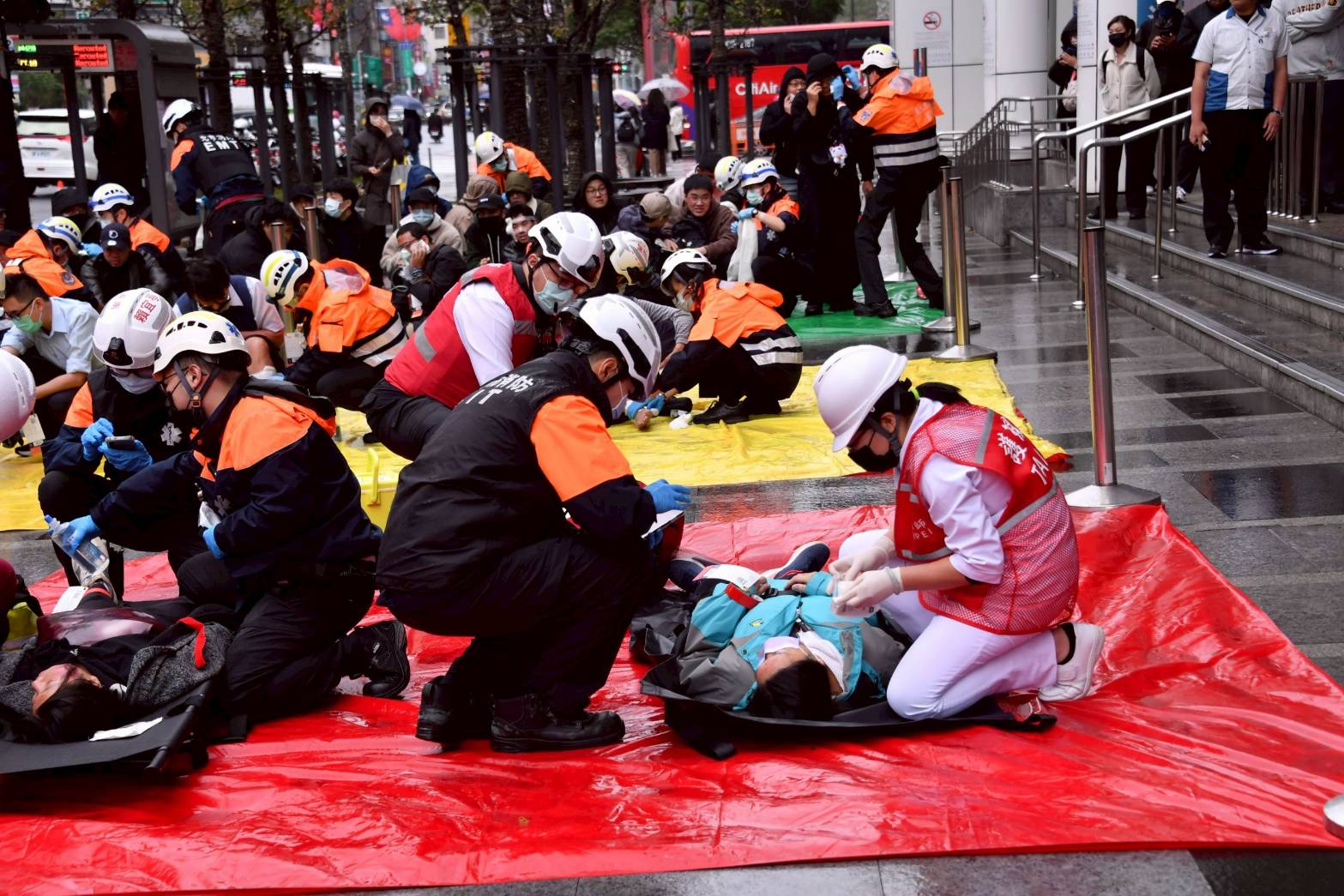 回應無差別攻擊事件 北市府實施高強度危安演練 蔣萬安親自督軍 回應無差別攻擊事件 北市府實施高強度危安演練 蔣萬安親自督軍