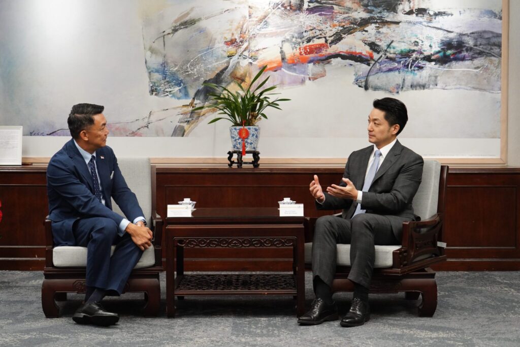 蔣萬安會見新加坡駐臺代表葉偉傑　感謝深耕臺星交流六載