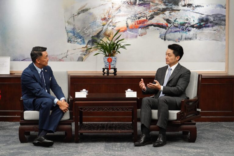 蔣萬安會見新加坡駐臺代表葉偉傑　感謝深耕臺星交流六載