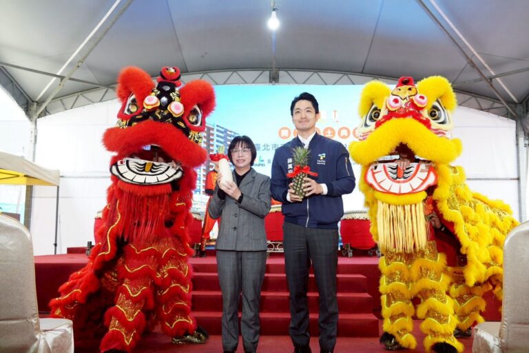 蔣萬安出席南港機廠社宅2區開工典禮　擘劃南港未來「潮城」願景