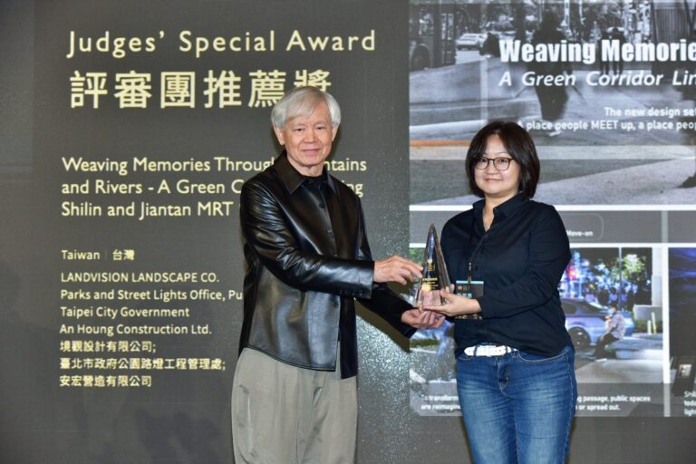評審團最愛　北市公園處捷運綠廊榮獲臺北設計獎