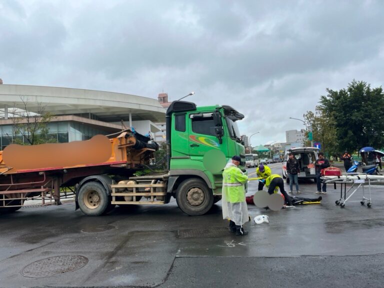 67歲義交執勤遭砂石車撞死  龜山分局：協助喪葬、申請補助